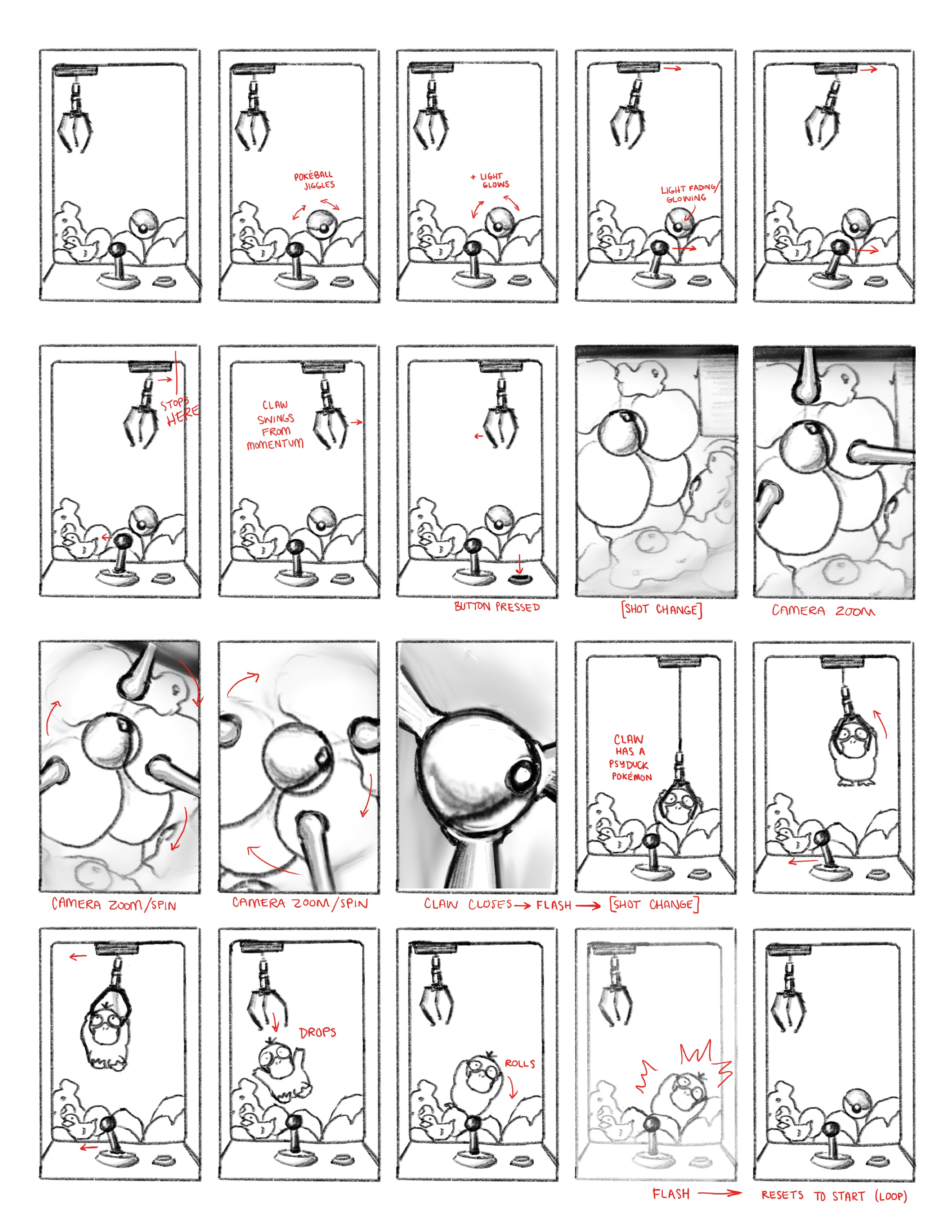Claw Machine project process