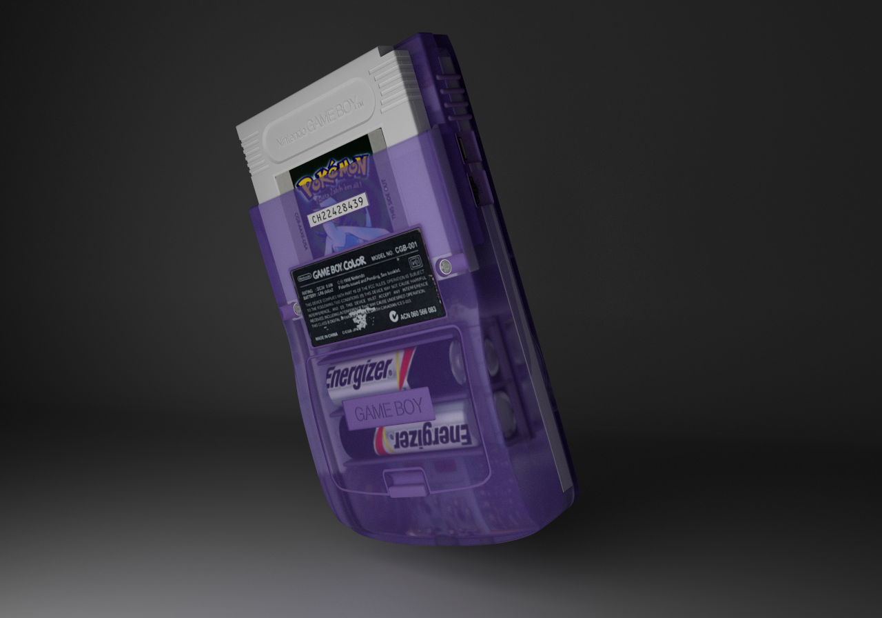 Rendered translucent Game Boy
